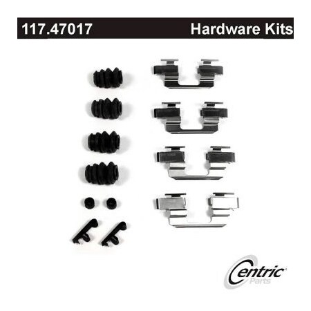 Centric Disc Brake Hardware Kit, Parts 117.47017